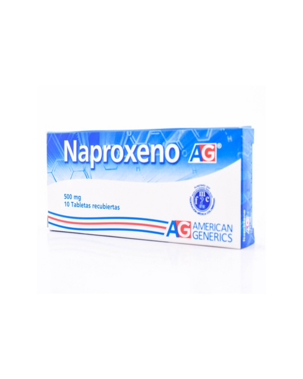 Naproxeno a-g 500 mg x 10 tabletas