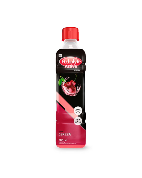 Pedialyte 30 meq con zinc sol cereza fco x 500 ml